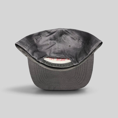 Raree Finds vintage 1989 Eric Clapton Journeyman tour hat showing the black twill interior and adjustable snapback strap