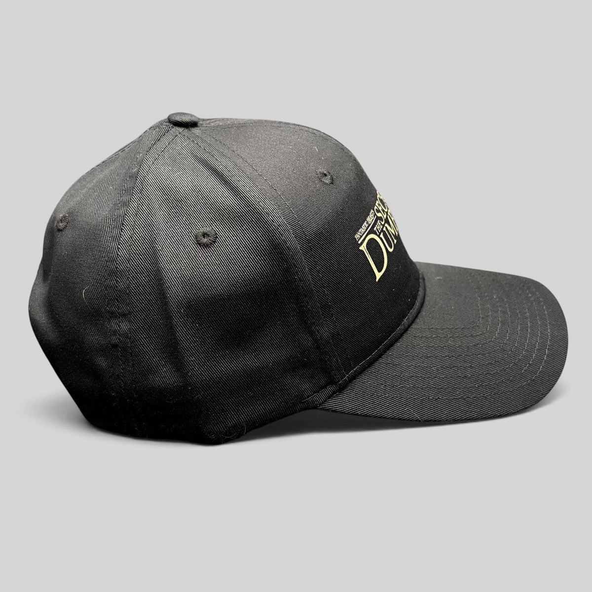 Raree Finds black snapback hat with gold embroidered Fantastic Beasts The Secrets of Dumbledore movie title