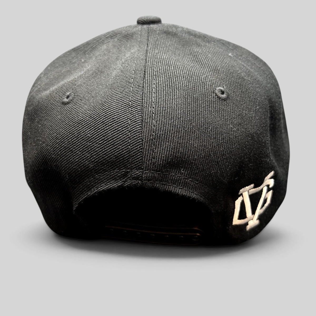 Raree Finds Fedorin Cup hockey snapback hat in black with white rear logo embroidery and adjustable snapback closure.