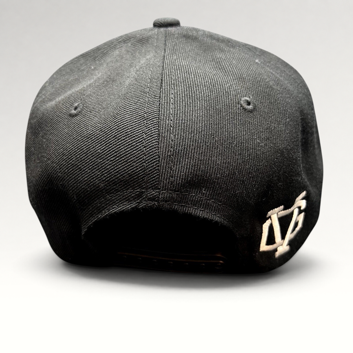 Raree Finds Fedorin Cup hockey snapback hat in black with white rear logo embroidery and adjustable snapback closure.