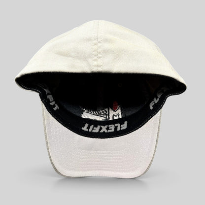 Raree Finds gray Yupoong Flexfit M Games 2004 event baseball cap with embroidered logo and interior sweatband detail