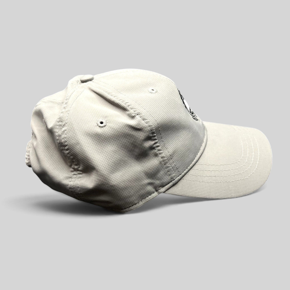 Raree Finds gray performance fabric golf cap with Pebble Beach Golf Links 1919 embroidery and adjustable strapback