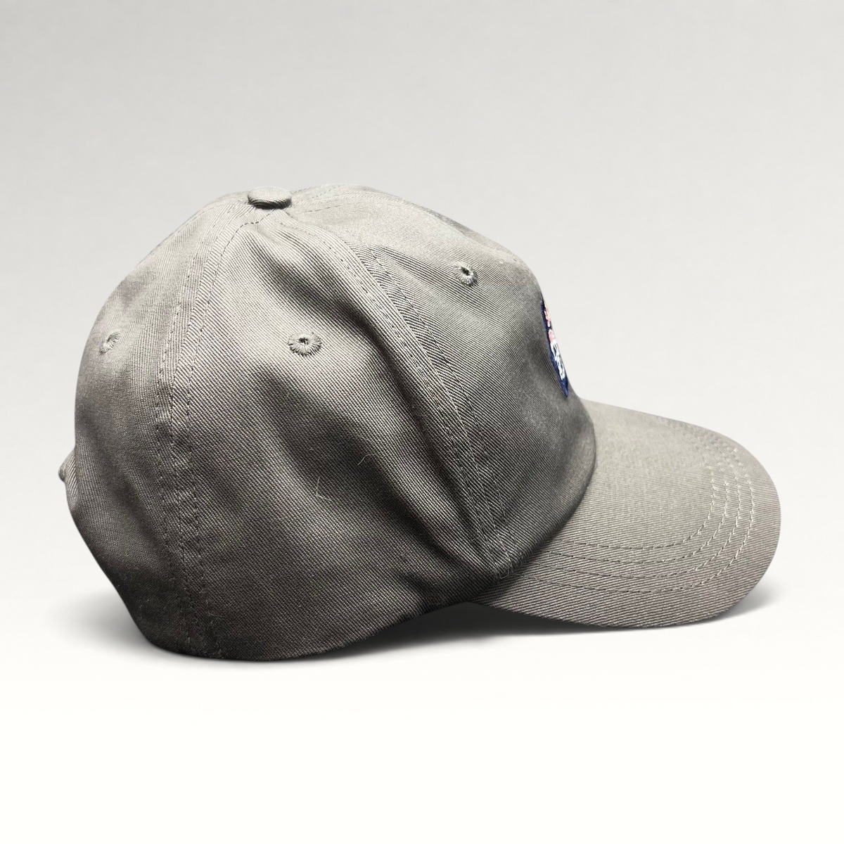 Raree Finds grey cotton twill snapback hat featuring a Red Bull Lords of the Floor embroidered event patch