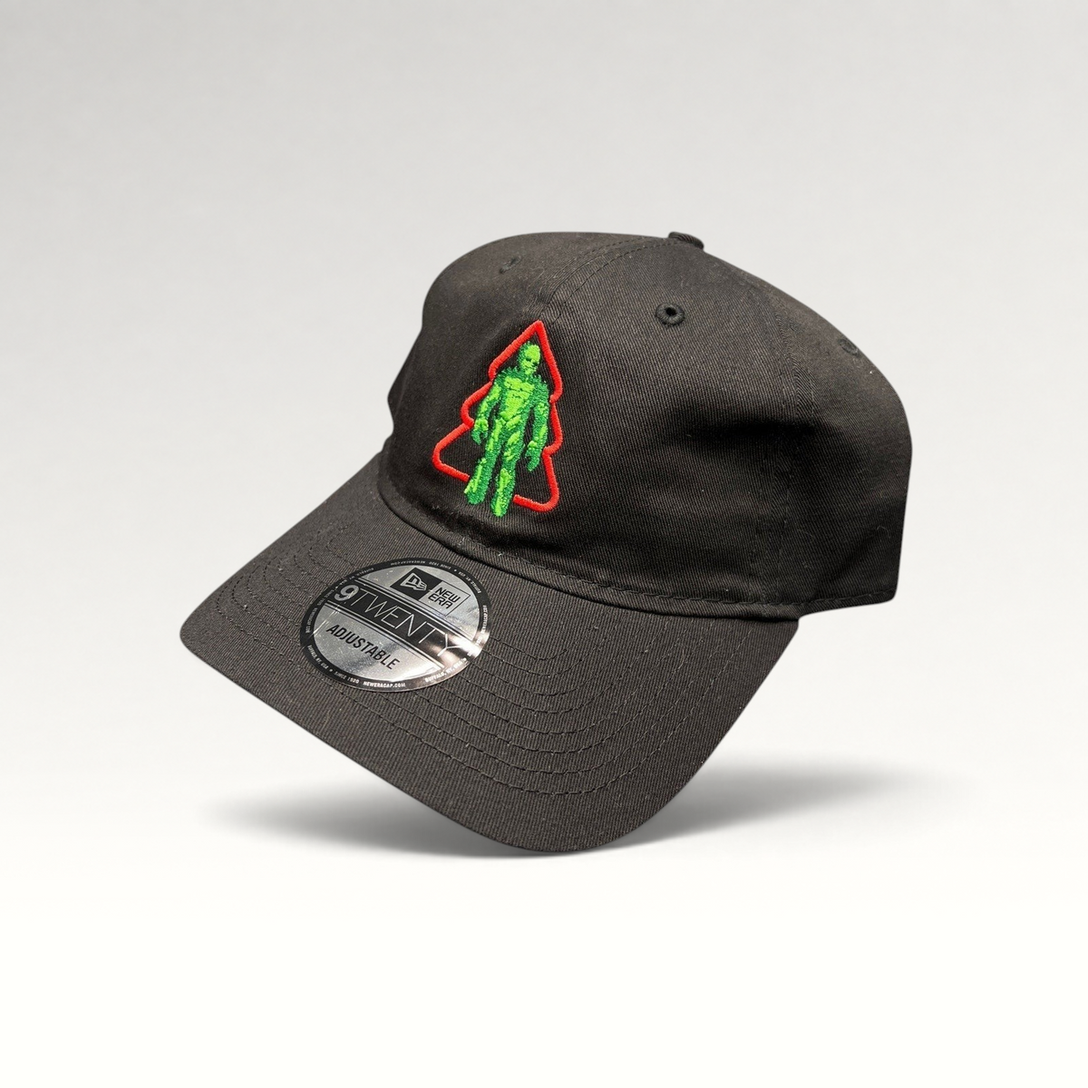 Raree Finds Marvel Guardians of the Galaxy Holiday Special New Era 9TWENTY black cotton hat with Groot tree embroidery