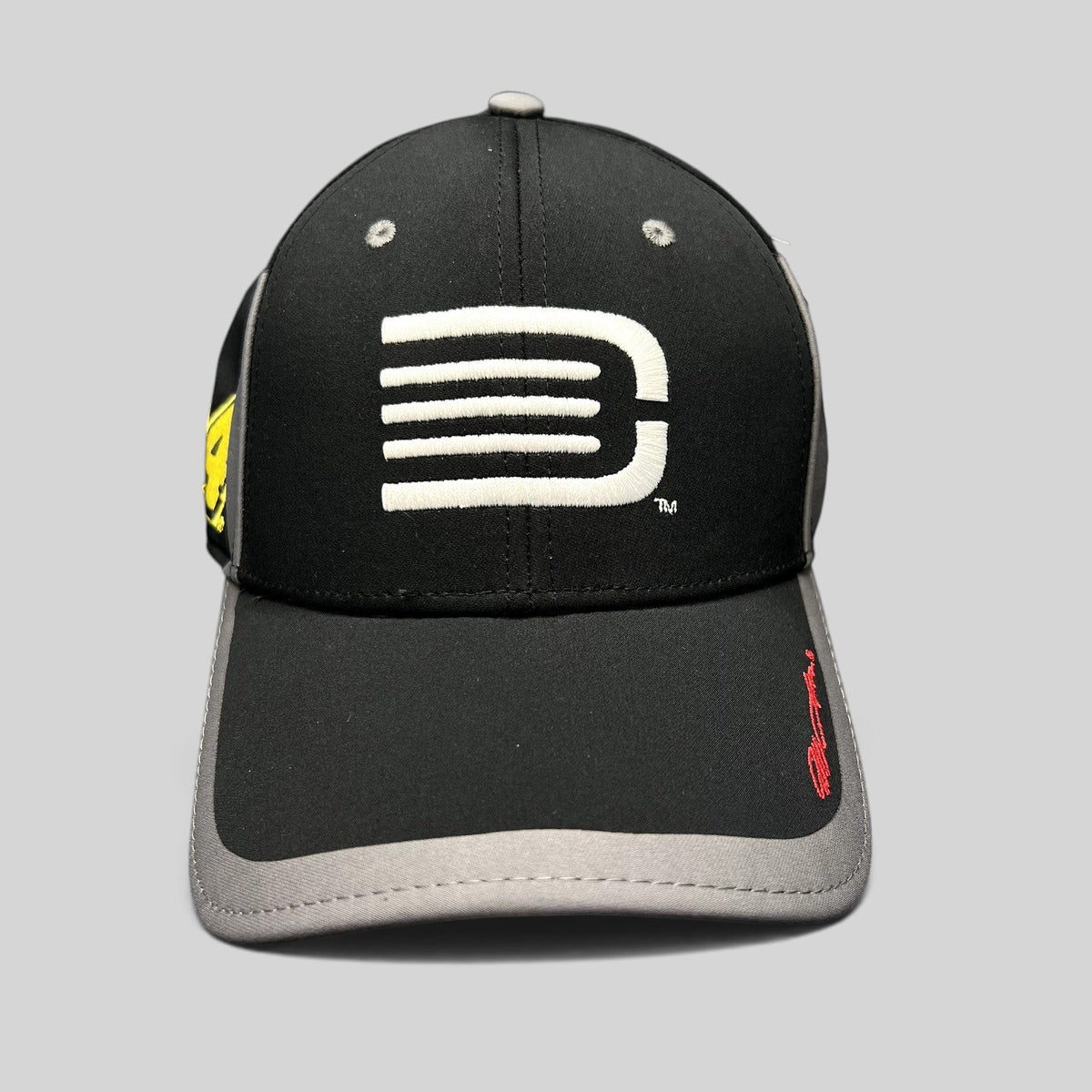 Raree Finds Jeff Gordon Hendrick Motorsports black and gray A-Flex stretch hat with white stylized G logo