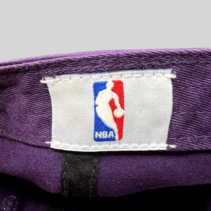 Raree Finds purple cotton Los Angeles Lakers hat interior featuring an official NBA licensed merchandise tag