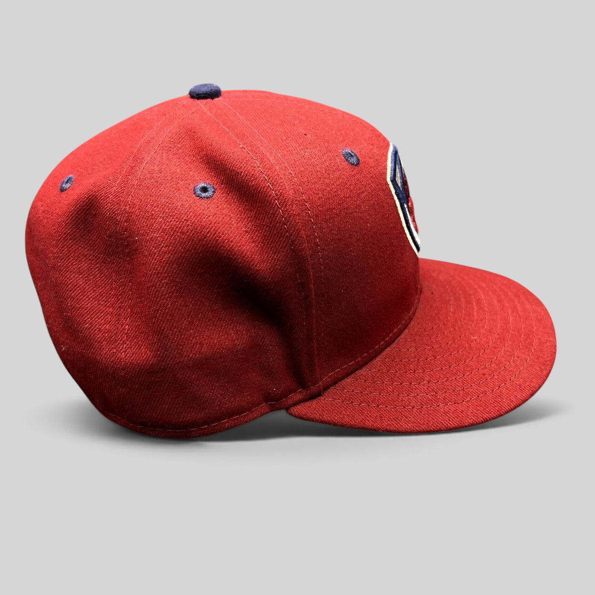 Raree Finds Lancaster JetHawks New Era 59FIFTY fitted hat in red with navy accents and embroidered team logo
