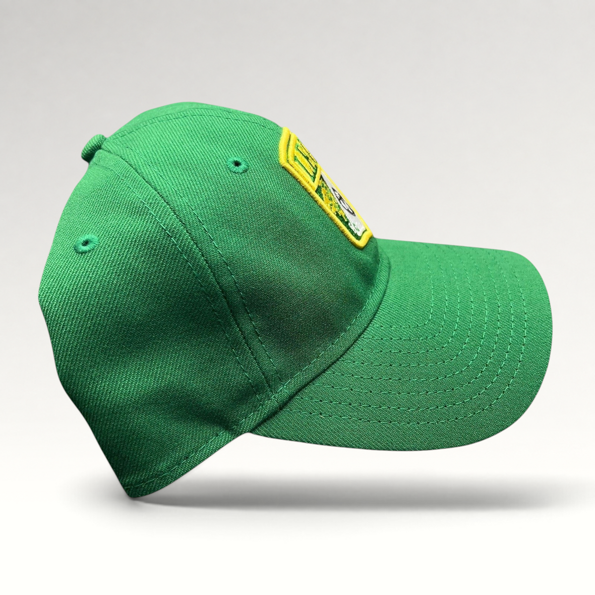 Raree Finds LEON FC green New Era 9TWENTY strapback hat with embroidered soccer crest patch and pre-curved brim