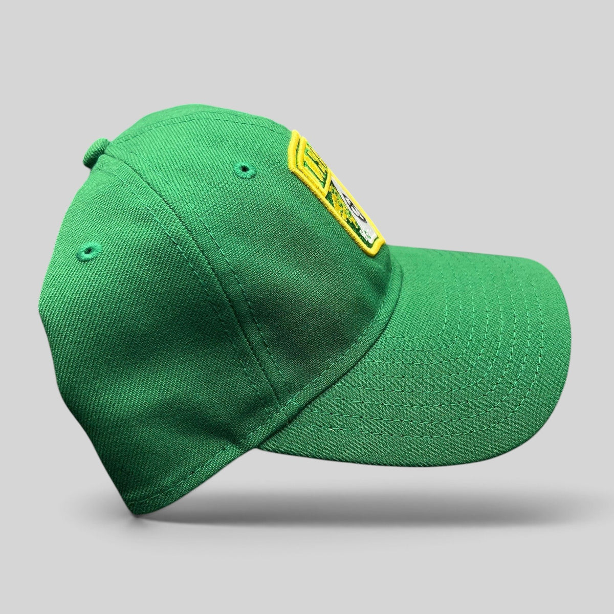 Raree Finds LEON FC green New Era 9TWENTY strapback hat with embroidered soccer crest patch and pre-curved brim