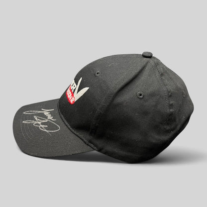 Raree Finds vintage black MacGyver Season 2 promo hat with embroidered logo and hand-signed brim