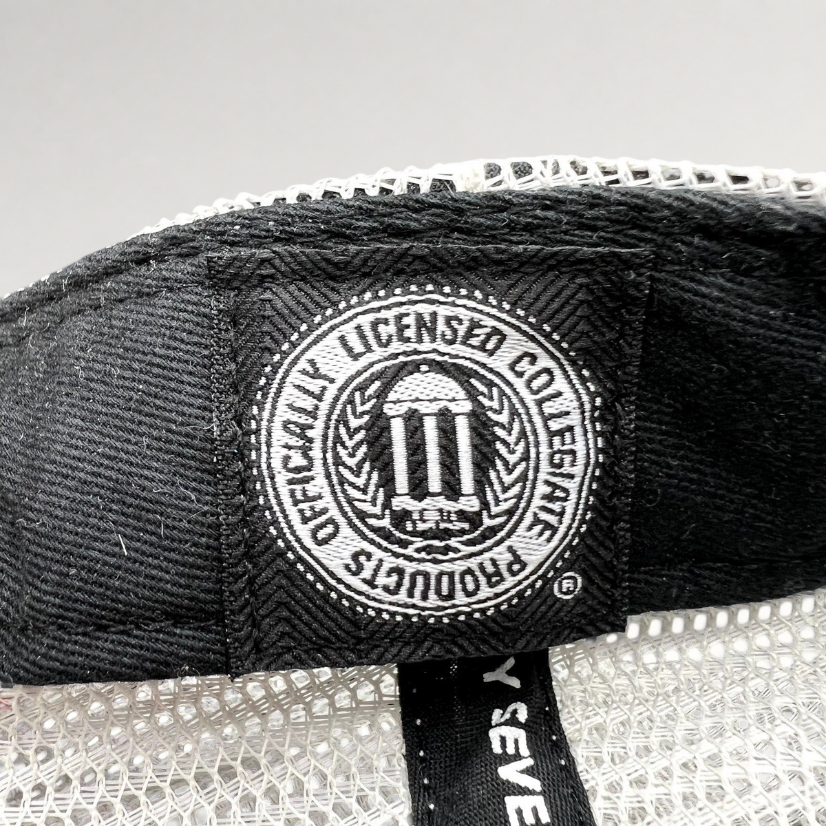 Raree Finds Maryland Terrapins 47 Brand hat interior label showing officially licensed collegiate product branding
