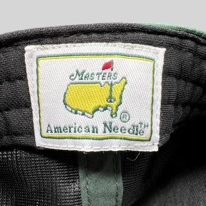 Raree Finds 2024 Masters Tournament hat interior label featuring the Masters logo and American Needle branding