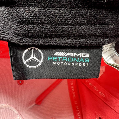 Raree Finds Mercedes AMG Petronas Motorsport hat interior label with Silverstone GT Britain 2019 branding