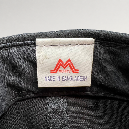 Raree Finds vintage Mission Impossible 2 hat interior tag showing Mohr's branding and Made in Bangladesh label.