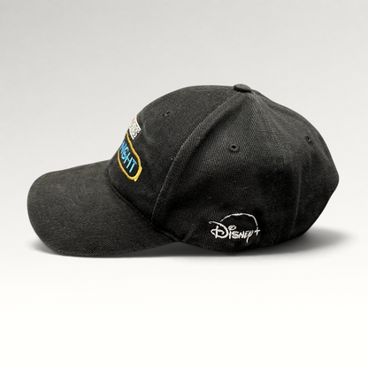 Raree Finds black cotton Moon Knight cast and crew strapback hat with embroidered Marvel Studios and Disney+ logos