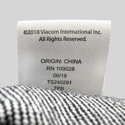 Raree Finds official MTV Music Television hat interior care tag showing 2018 copyright and origin details