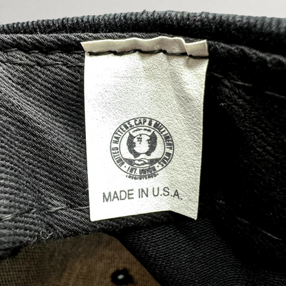 Raree Finds vintage American Needle NASA hat interior tag showing Made in U.S.A. and union label details.
