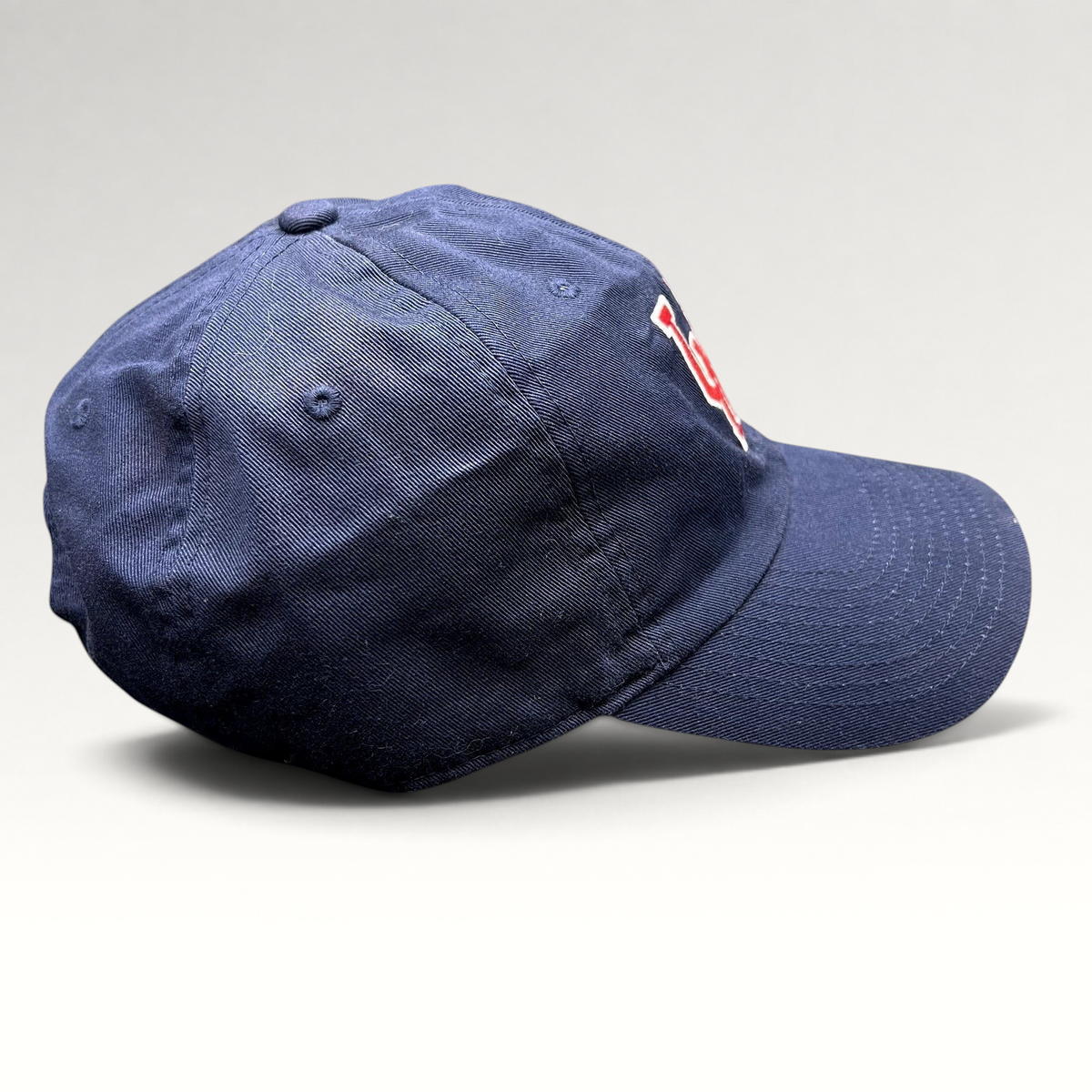 Raree Finds navy blue Nike Heritage86 University of Mobile strapback hat with red and white embroidered UM logo