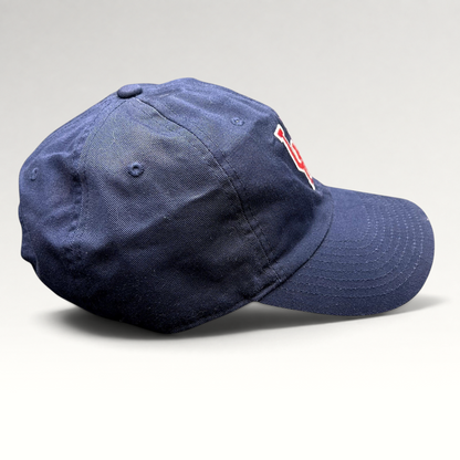 Raree Finds navy blue Nike Heritage86 University of Mobile strapback hat with red and white embroidered UM logo