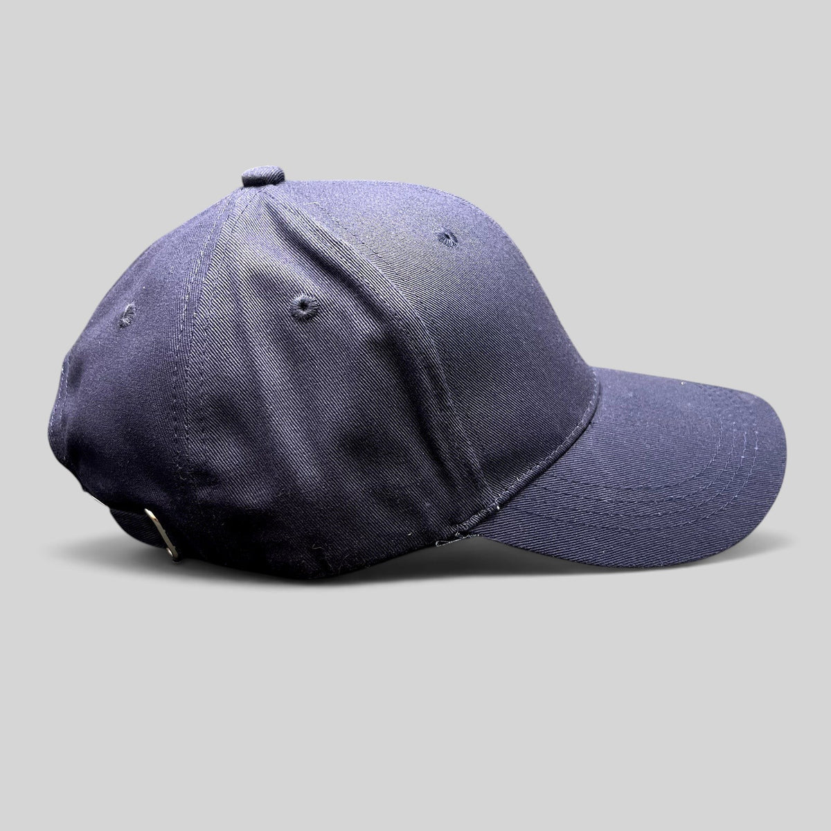 Raree Finds navy blue Readyverse Studios strapback dad cap with adjustable metal buckle closure