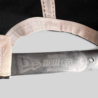 Raree Finds vintage New Era DEA hat strapback detail showing Made in USA branding on the interior plastic strap