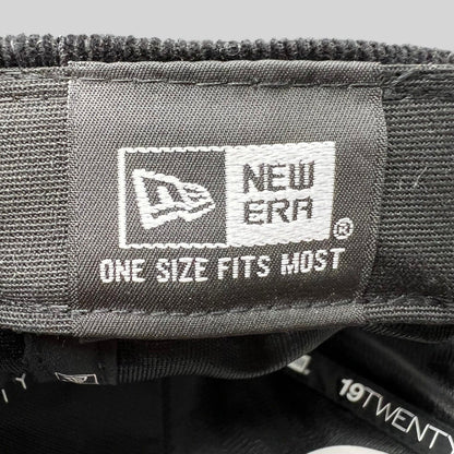 Raree Finds New Era 9TWENTY hat interior label showing brand logo and one size fits most text on black fabric