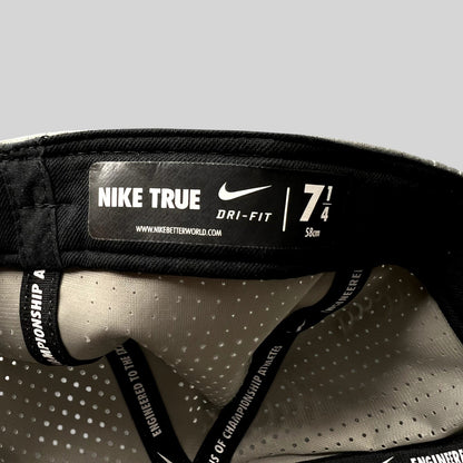 Raree Finds Nike True Dri-FIT baseball cap interior label showing size 7 1/4 and ventilated performance fabric