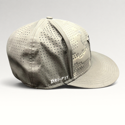 Raree Finds Nike Mike Trout Lunar Vapor gray camo fitted baseball cap with ventilated Dri-FIT side panels