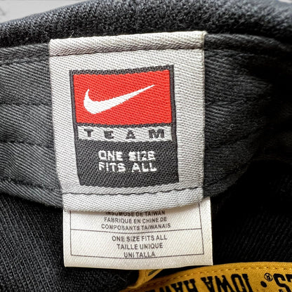 Raree Finds vintage Nike Team Sports hat interior tag with Nike swoosh logo and one size fits all label