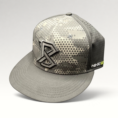 Raree Finds Nike Mike Trout Lunar Vapor gray digital camo baseball cap with embroidered MT logo and Dri-FIT fabric