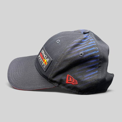 Raree Finds navy Oracle Red Bull Racing New Era 9FORTY snapback cap with red trim and side logo