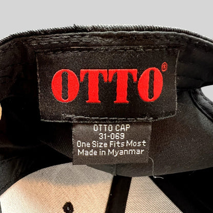 Raree Finds black OTTO cap interior label showing brand name, model number 31-069, and one size fits most details.