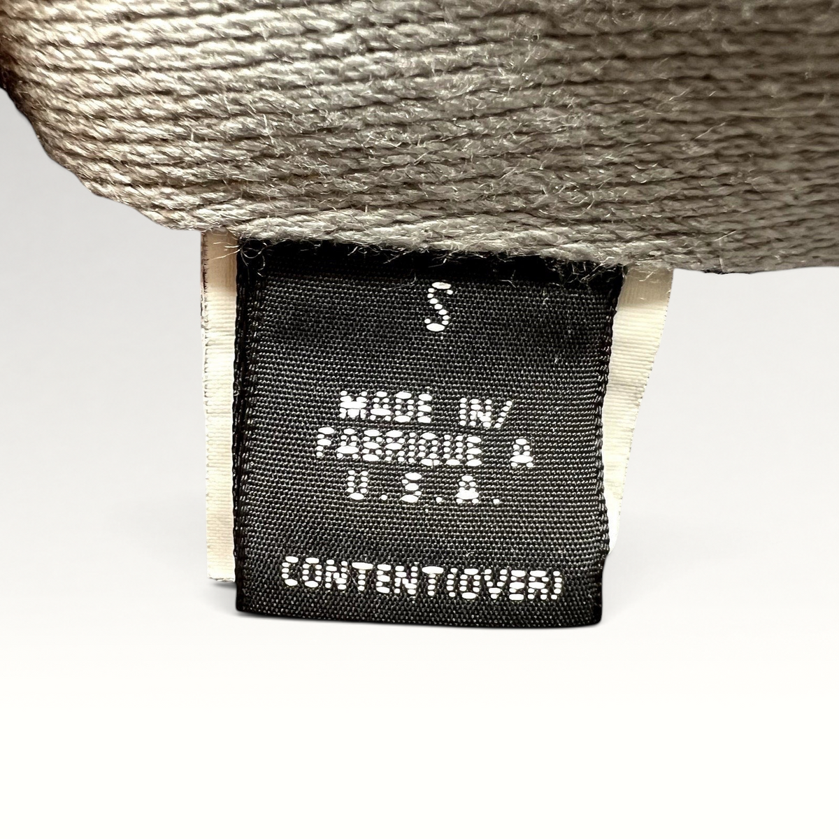 Raree Finds vintage Patagonia cap size small fabric tag showing Made in USA label