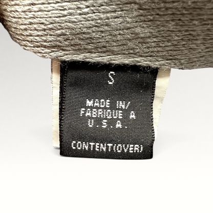 Raree Finds vintage Patagonia cap size small fabric tag showing Made in USA label