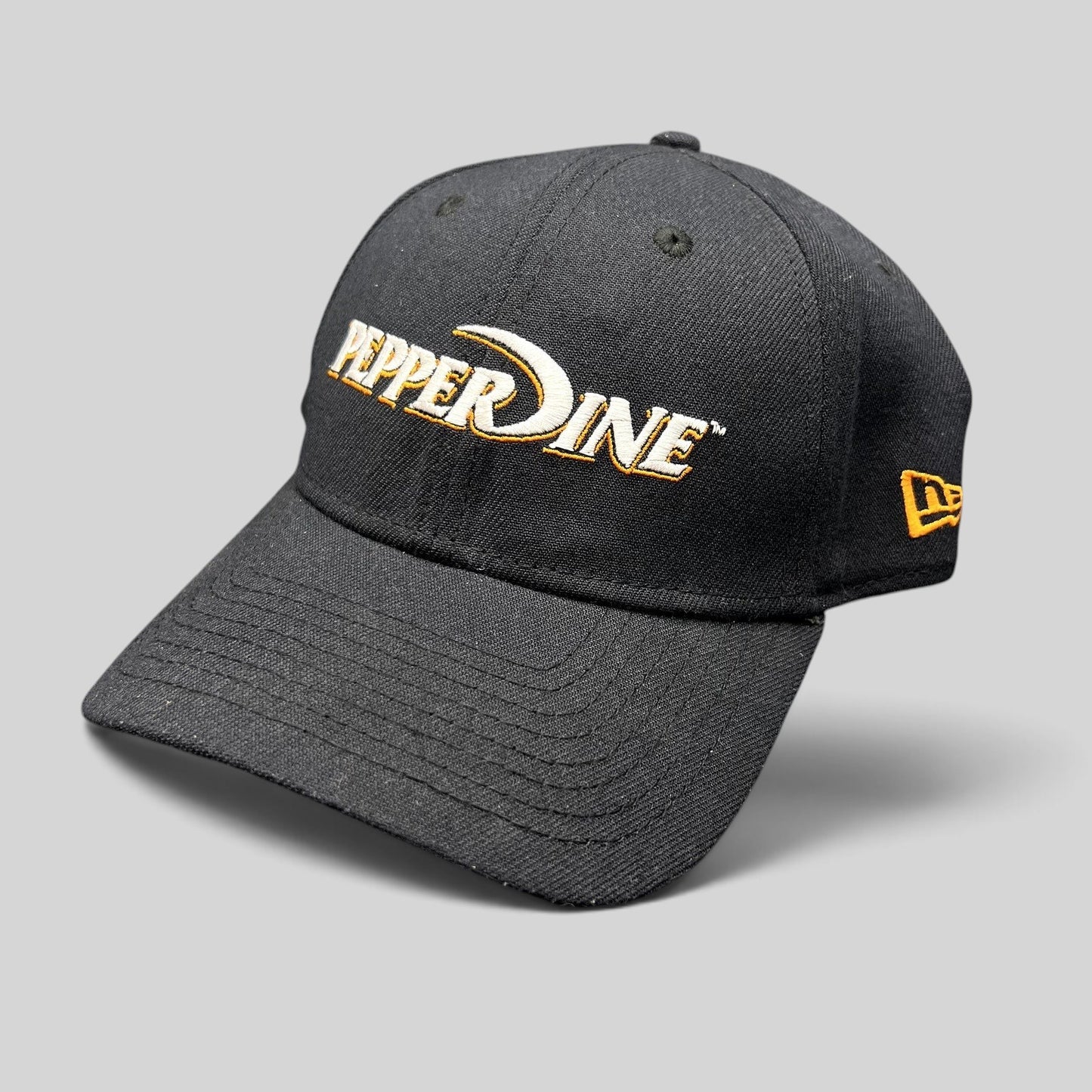 Raree Finds navy Pepperdine Waves New Era 39THIRTY flex fit cap with embroidered front logo and curved bill
