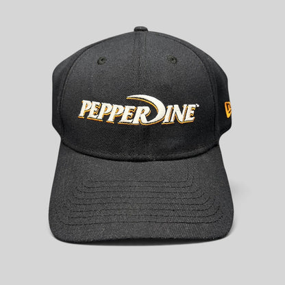 Raree Finds navy Pepperdine Waves New Era 39THIRTY flex fit hat with embroidered logo and structured curved bill