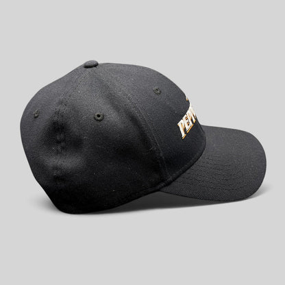 Raree Finds navy Pepperdine Waves New Era 39THIRTY flex fit hat with embroidered logo and structured curved bill