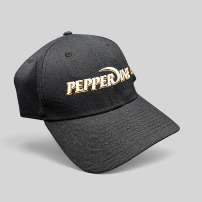 Raree Finds navy Pepperdine Waves New Era 39THIRTY flex fit hat with embroidered white and orange university logo