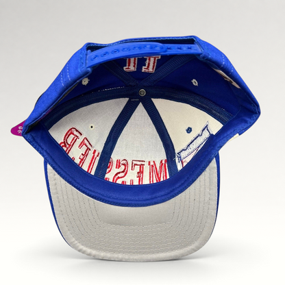 Raree Finds vintage New York Rangers Starter snapback interior showing grey undervisor and Messier embroidery