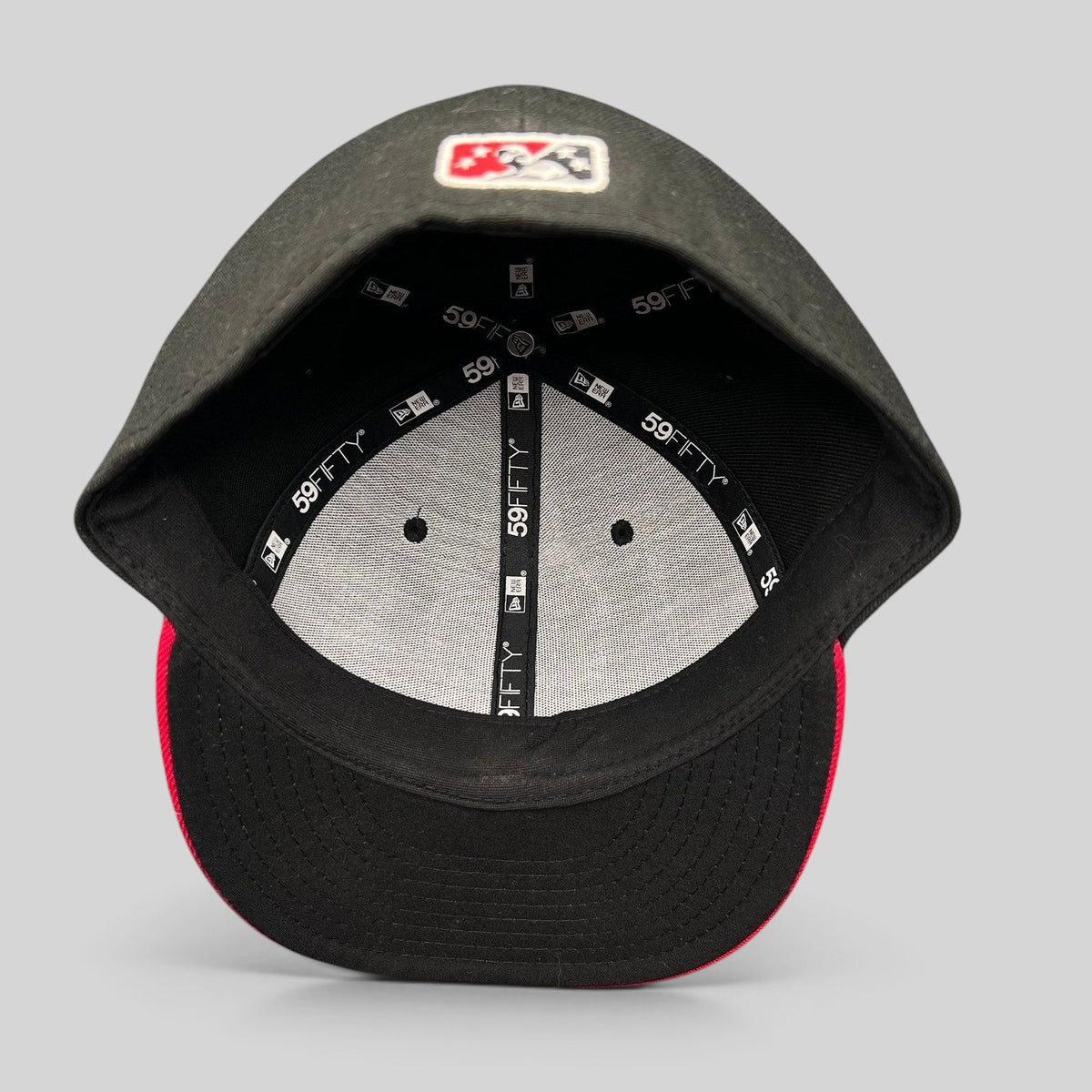 Raree Finds New Era 59FIFTY Richmond Flying Squirrels Marvel fitted cap interior showing branded taping and logo