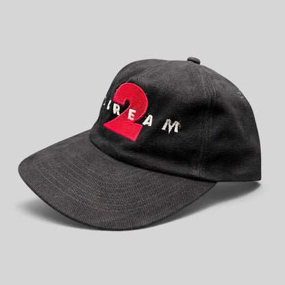 Raree Finds vintage 1997 Scream 2 black cotton twill snapback hat with red and white embroidered movie logo