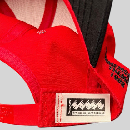Raree Finds vintage 1993 Snap-on Success Express snapback hat showing the official licensed product tag and side detail.