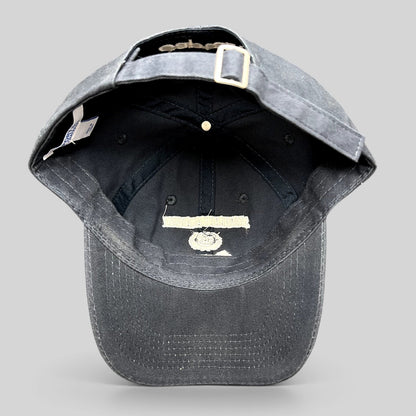 Raree Finds navy blue cotton Starfleet Academy Alumni strapback hat with Captain embroidery on the back strap