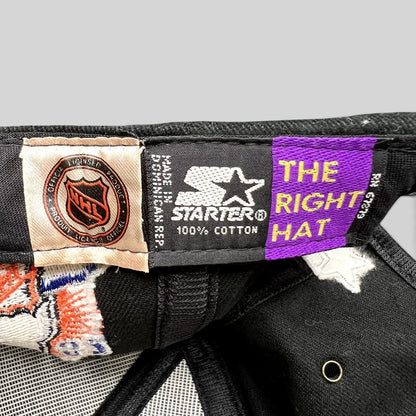 Raree Finds vintage 1997 Detroit Red Wings Stanley Cup hat interior Starter and NHL licensed product tags