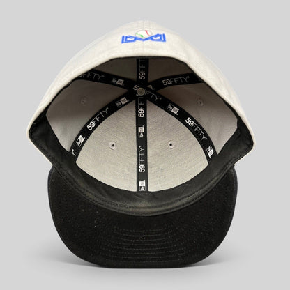 Raree Finds Sultanes de Monterrey New Era 59FIFTY fitted hat interior showing branded taping and structured crown