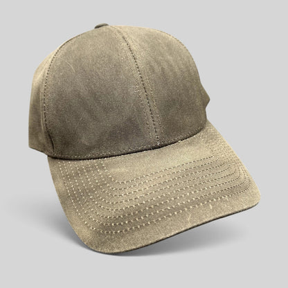 Raree Finds Varsity Headwear minimalist brown strapback cap with a structured crown and curved brim.