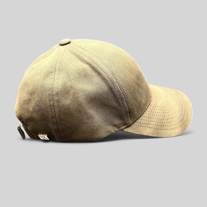 Raree Finds Varsity Headwear brown minimalist strapback cap with a structured crown and curved brim.