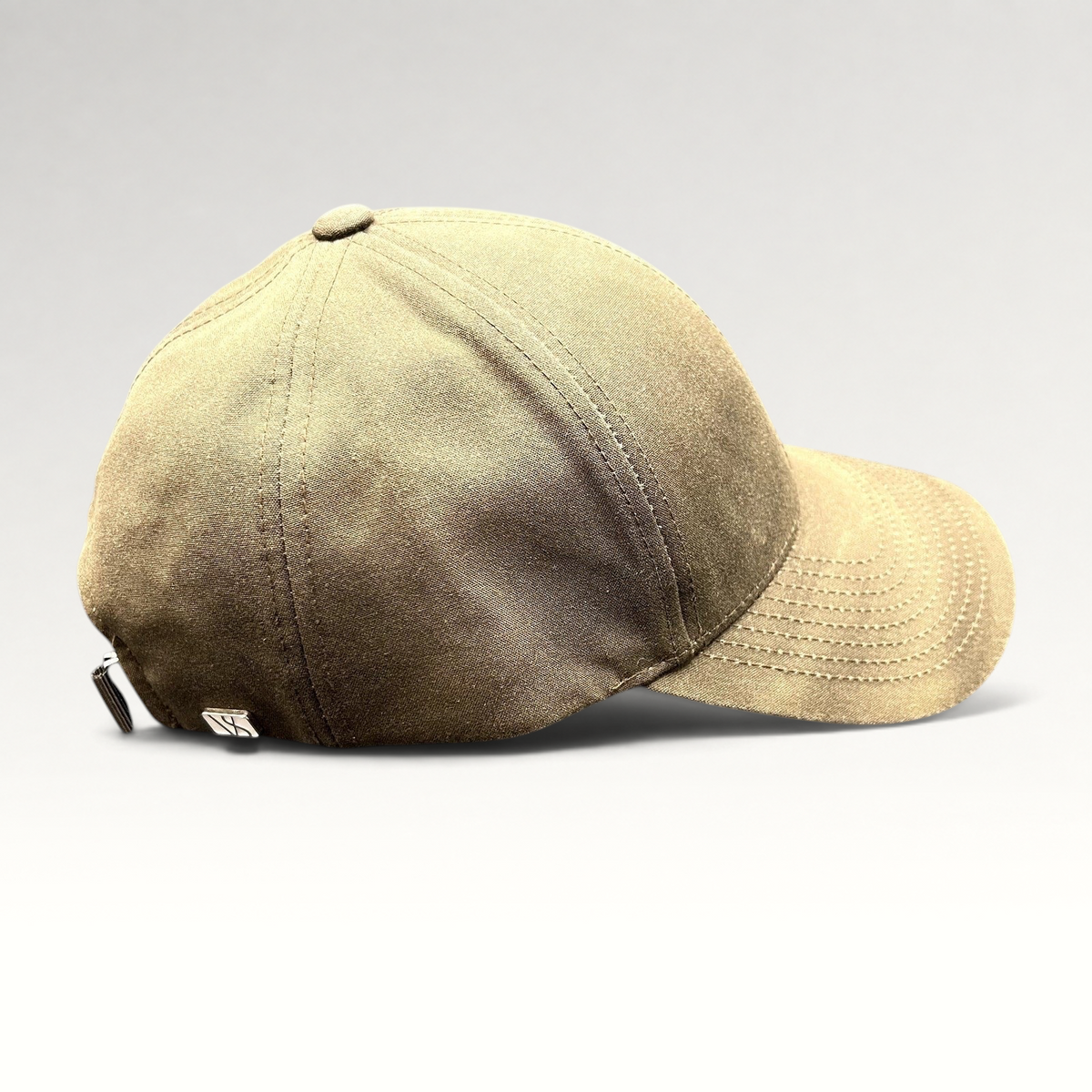Raree Finds Varsity Headwear brown minimalist strapback cap with a structured crown and curved brim.