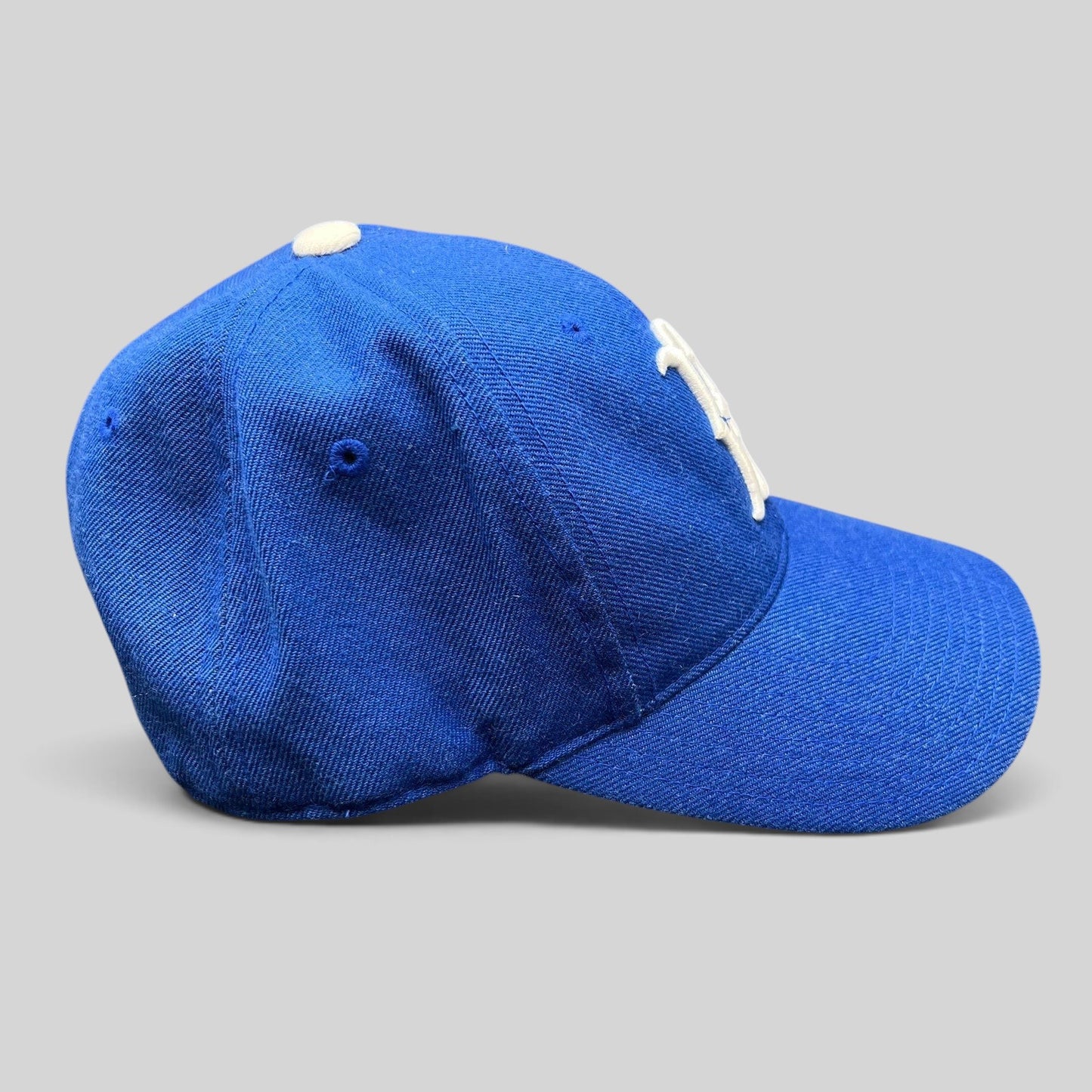 Raree Finds vintage American Needle Brooklyn Dodgers royal blue wool blend fitted hat with white embroidered B logo