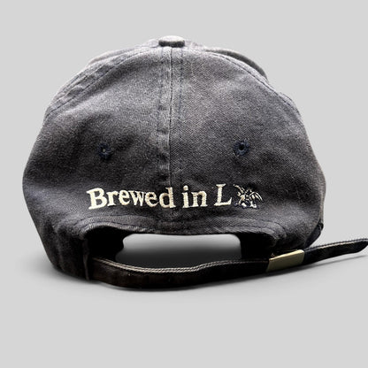 Raree Finds vintage Budweiser cotton twill strapback hat with Brewed in L.A. embroidery on the back